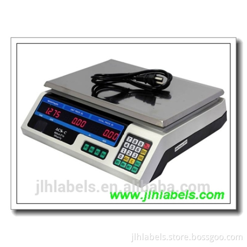 Hobart SP-80 Style J Labels, Hobart SP-1500 Style J Labels 2.25"x1.75",1275 labels/roll
